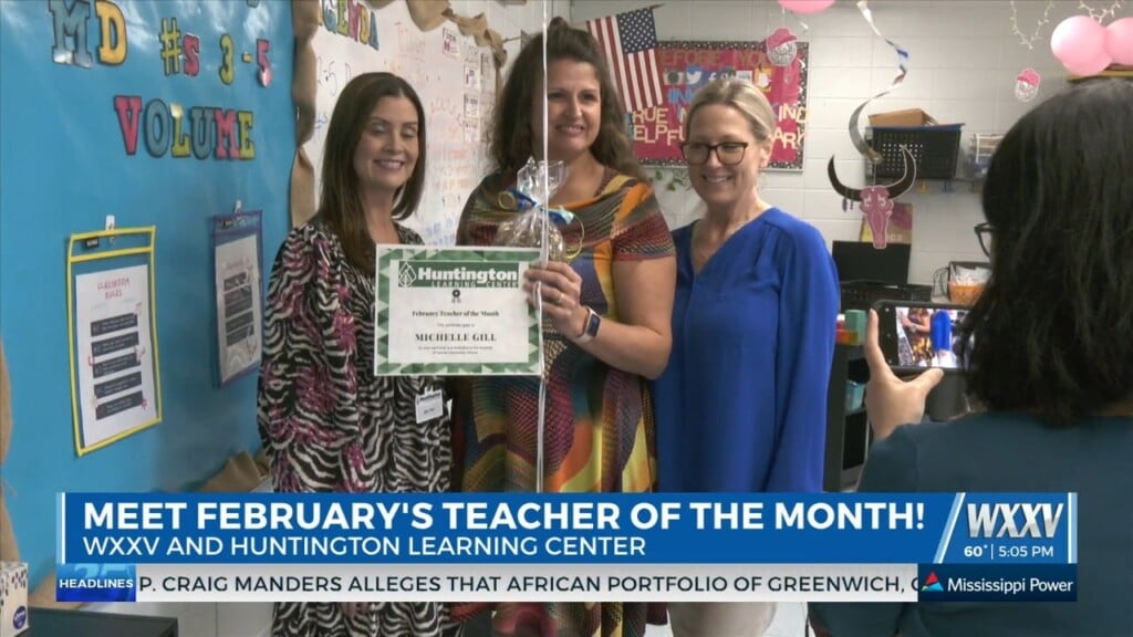 Teacher Of The Month: Saucier Elementary 5th Grade Teacher Michelle Gill