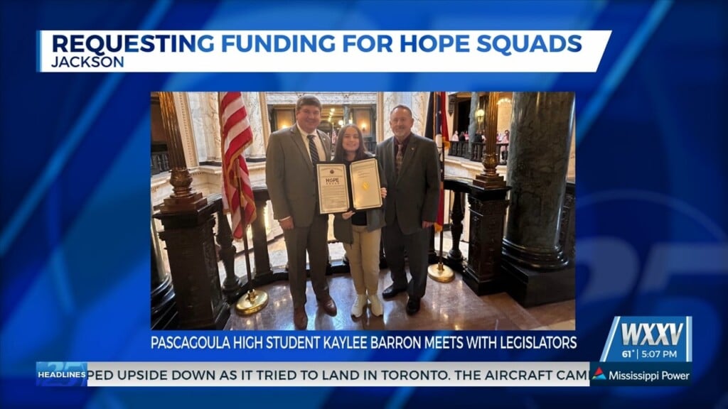 Pascagoula High Student Request Funding For Hope Squads In Local Schools