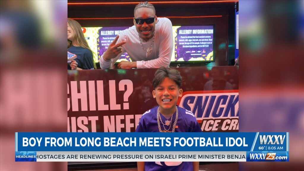 Long Beach Boy Meets Football Idol At Nfl Experience