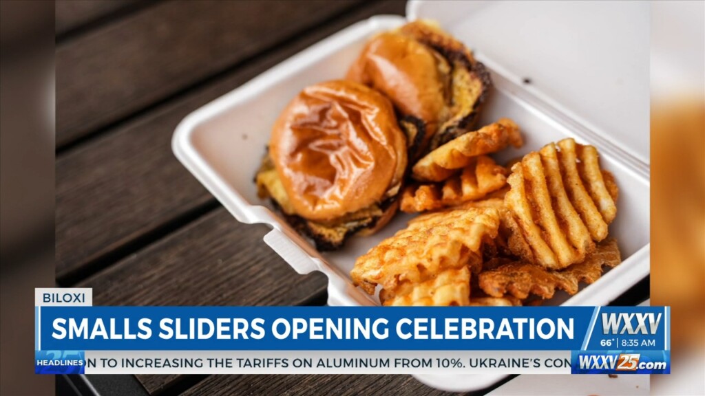 Wxxv Everett Ganier Jr. Stops By Smalls Sliders Opening Celebration In Biloxi
