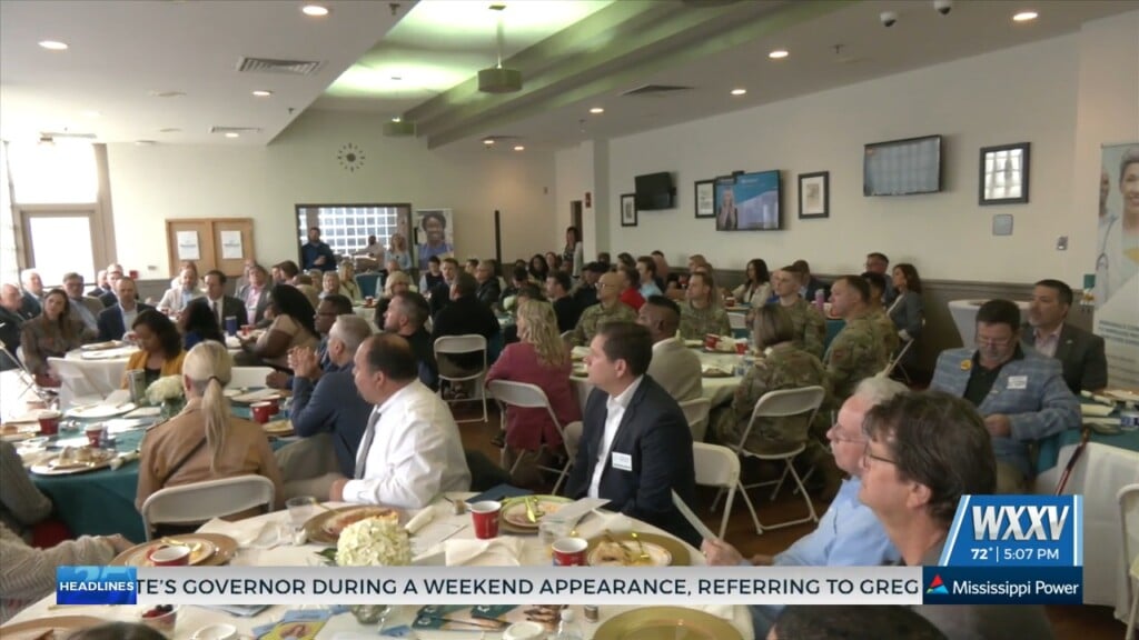 Biloxi Mayor Gives Update On City Projects At Breakfast With Mayor Event