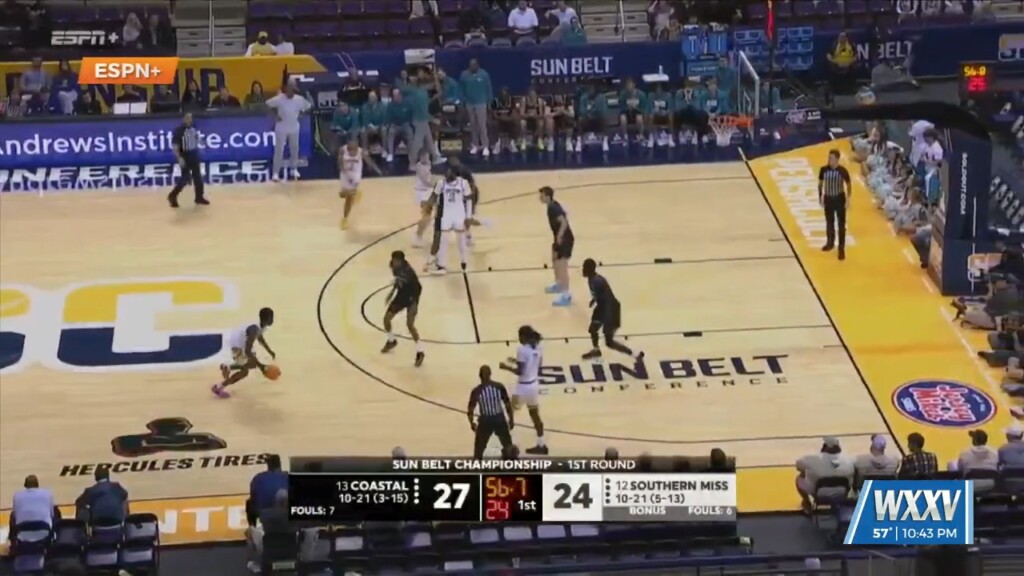 Southern Miss Defeats Coastal Carolina To Advance In Sun Belt Conference Tournament