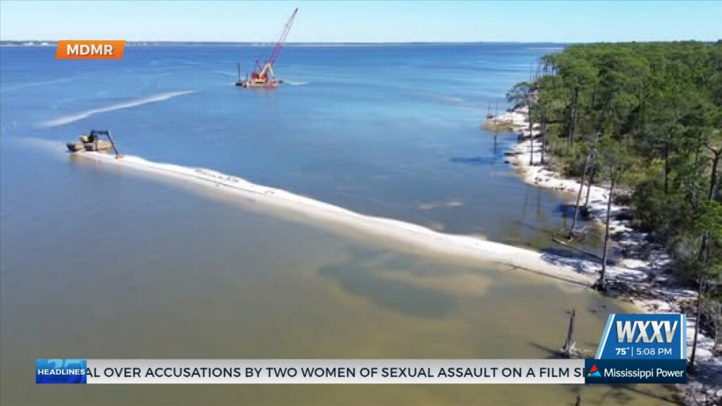 Dmr Working On Deer Island Habitat Restoration