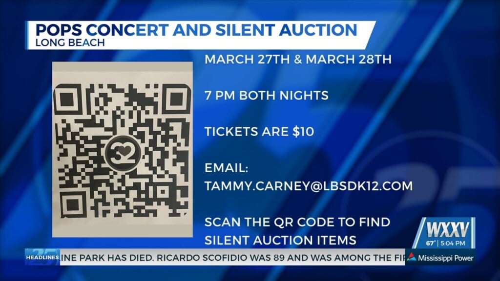 Pops Concert And Silent Auction In Long Beach
