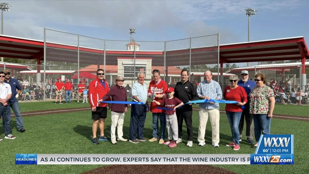 Ribbon Cutting For Newly Renovated A.j. Holloway Sports Complex In Biloxi