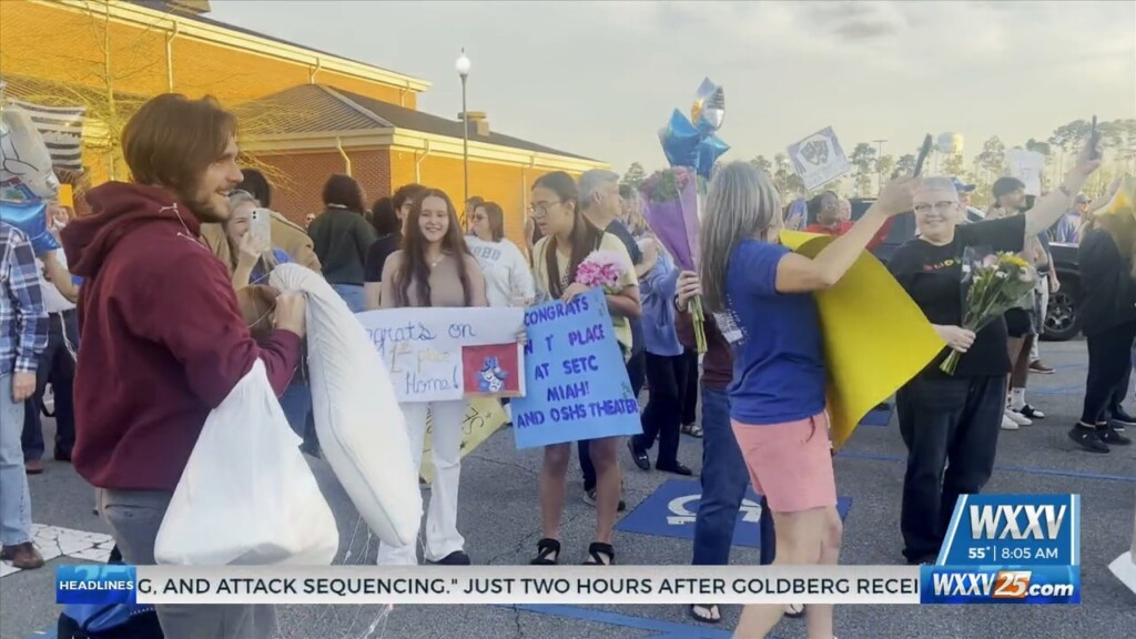 Ocean Springs High Theatre Department Welcomed Home After Big Win