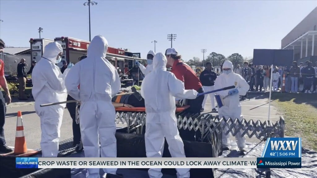 Students Participate In Hazmat Drill At Gulfport High