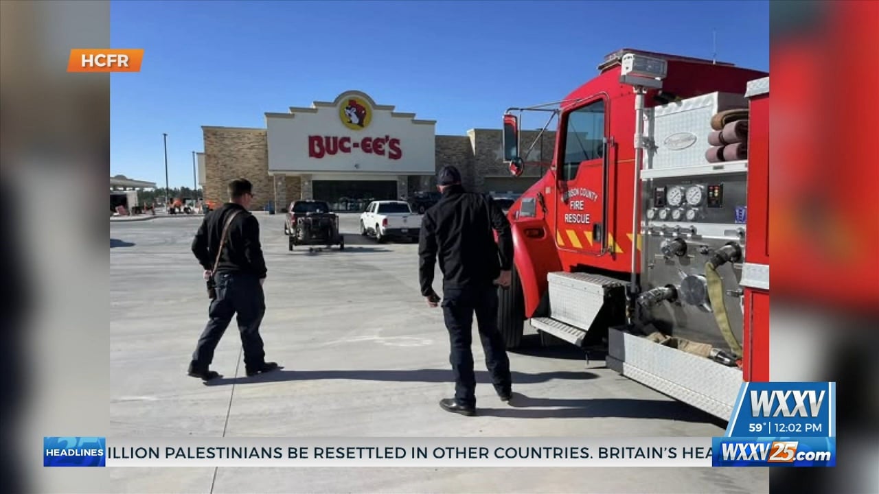 Harrison County Fire Rescue crews inspecting Buc-ee’s - WXXV News 25