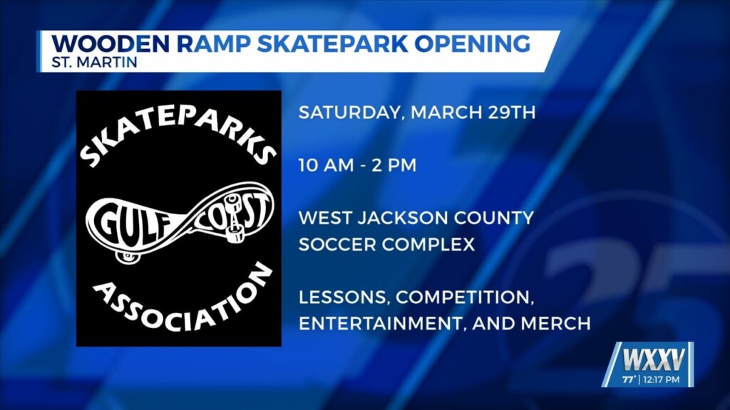 Wooden Ramp Skate Park Opening In Jackson County
