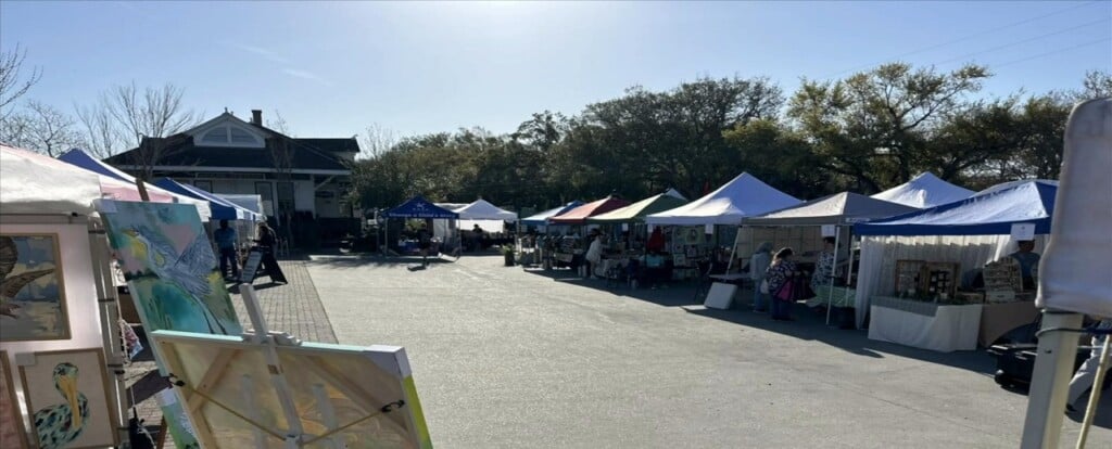 Celebrating At The Spring Arts Festival In Downtown Ocean Springs