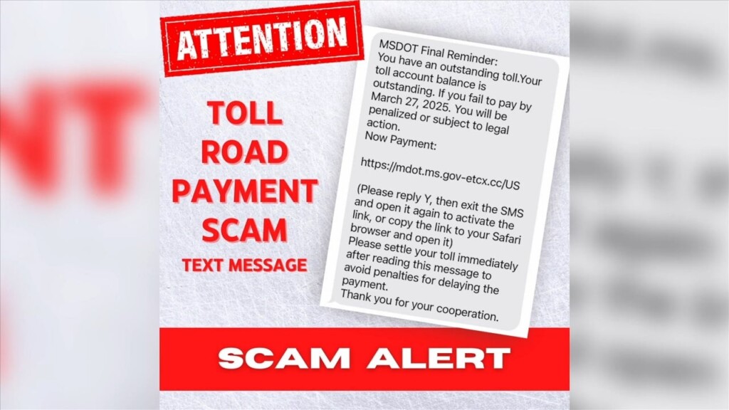Mdot Warns Of Toll Scam
