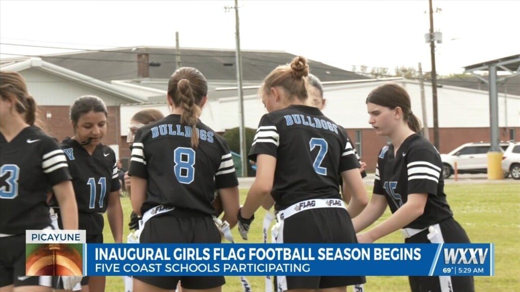 Inaugural Girls Flag Football Season Kicks Off In South Mississippi