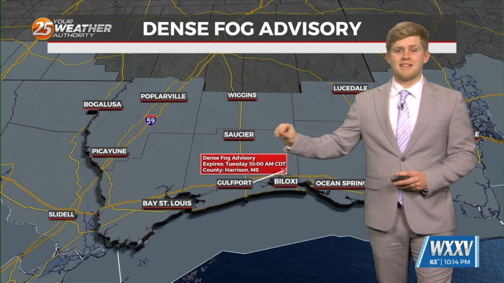 3/24 Sam Parker's "watchout For Fog" Monday Night Forecast