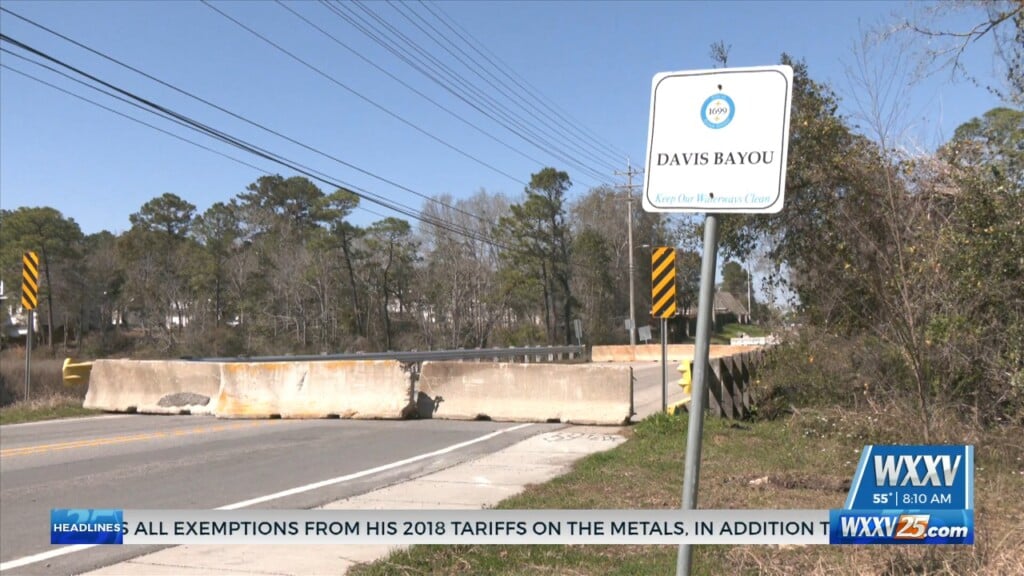 Hanshaw Bridge Closure In Ocean Springs Causing Traffic Concerns For Middle School