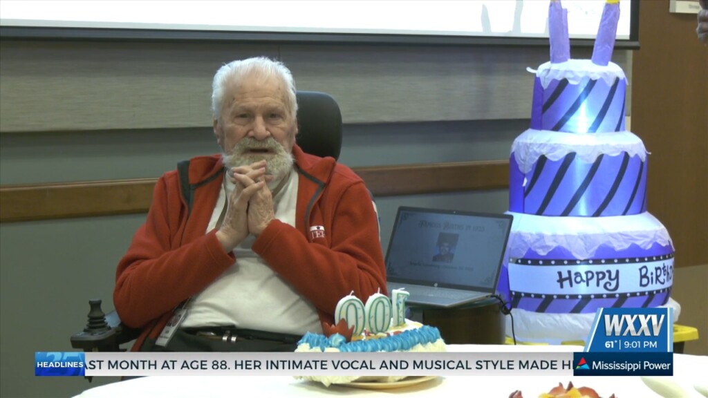 Local Veteran Celebrates 100th Birthday With The Mississippi Seawolves