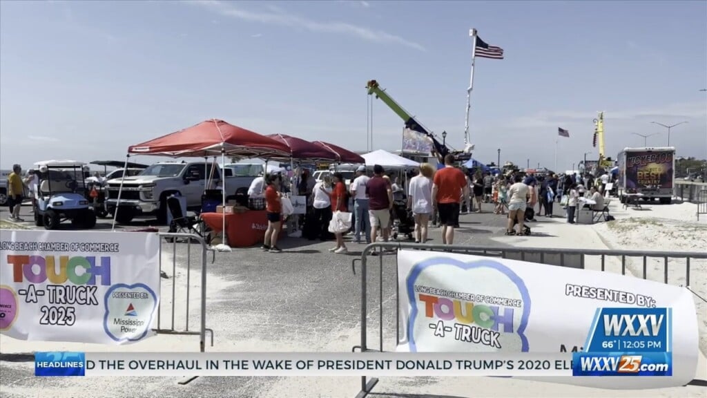 Vehicles On Display At Long Beach Chamber’s Touch A Truck Event