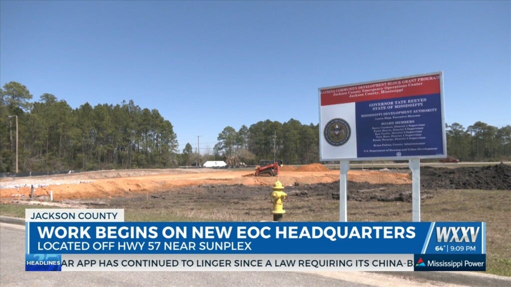 Work Begins On New Emergency Operations Center Headquarters In Jackson County