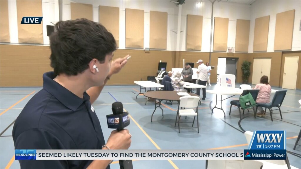 Wxxv News 25 Marco Bitonel Discusses Municipal Runoff Election Day
