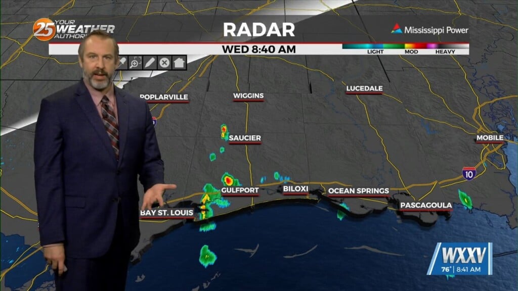 04/23 Ryan's "fewer Showers" Wednesday Morning Forecast