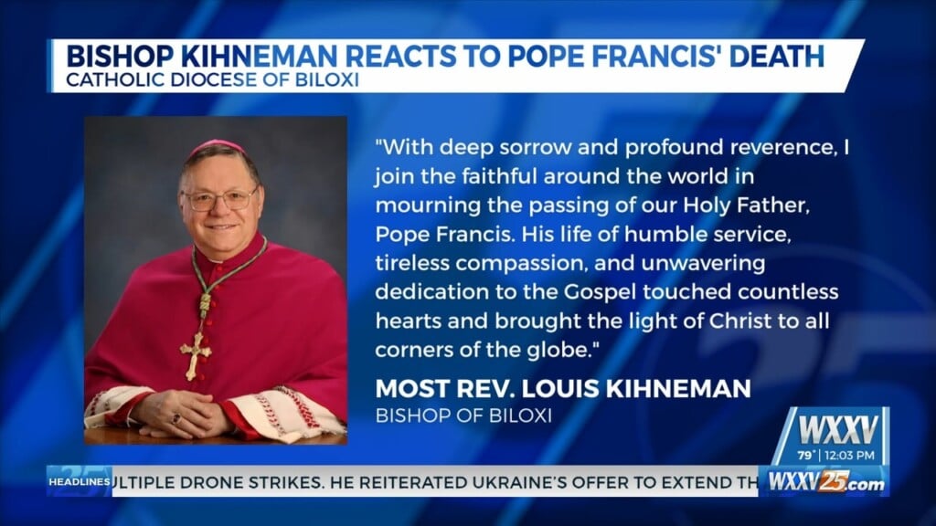 Bishop Kihneman Releases Statement On The Death Of Pope Francis