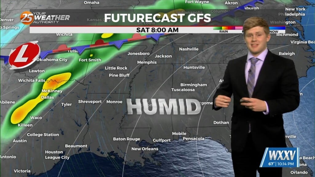 4/15 Sam Parker's "warm And Humid Ordered" Tuesday Night Forecast