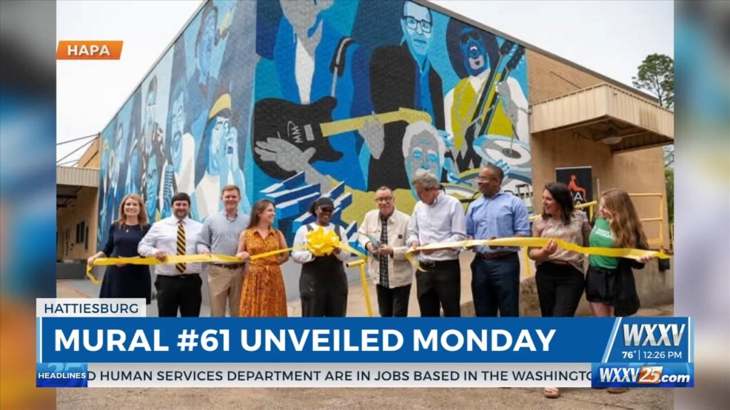 Hattiesburg Unveils Mural #61