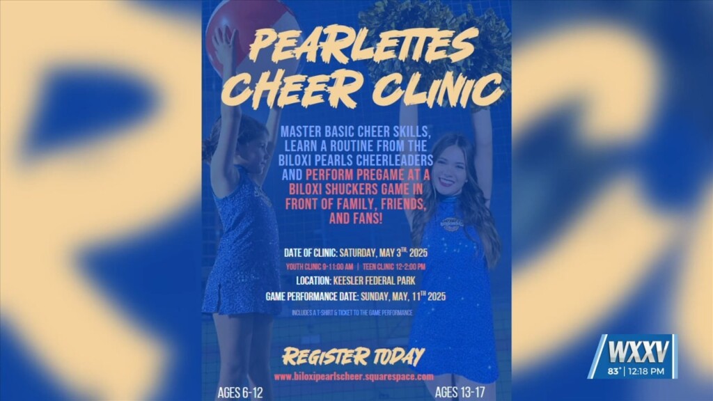 Biloxi Pearls Hosting Pearlettes Cheer Clinic