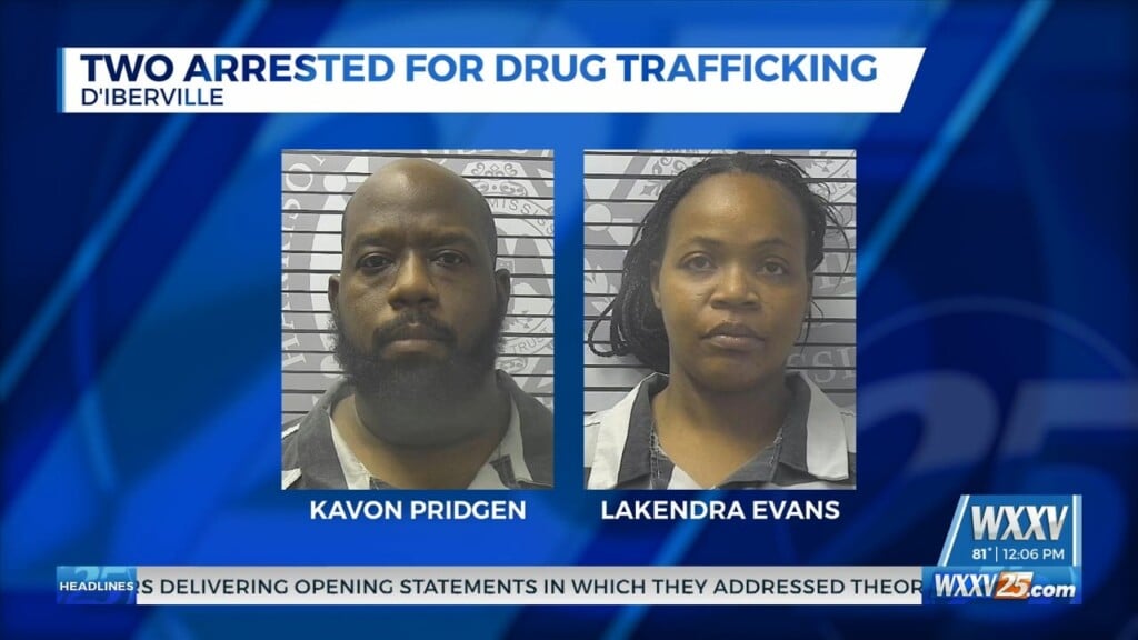 Two Arrested For Drug Trafficking In D’iberville