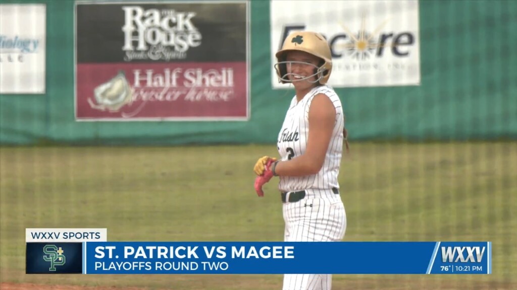 St. Patrick Softball Defeats Magee 11 1 In Game One Of The Second Round Of Playoffs!