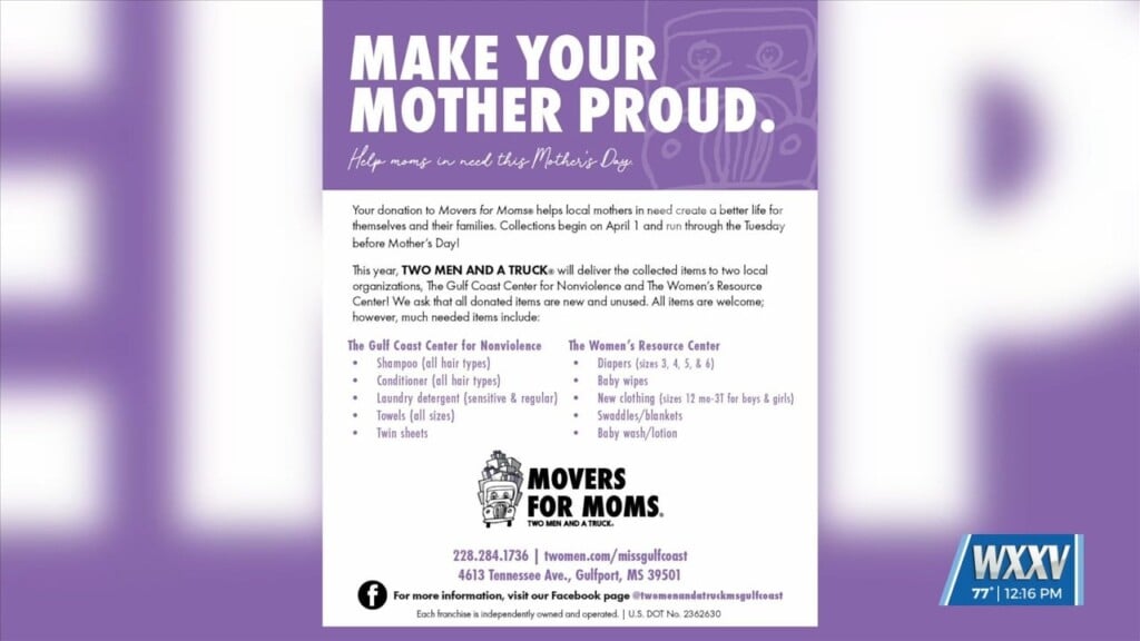 Movers With Moms Donation Drive Giving Back To Local Organizations