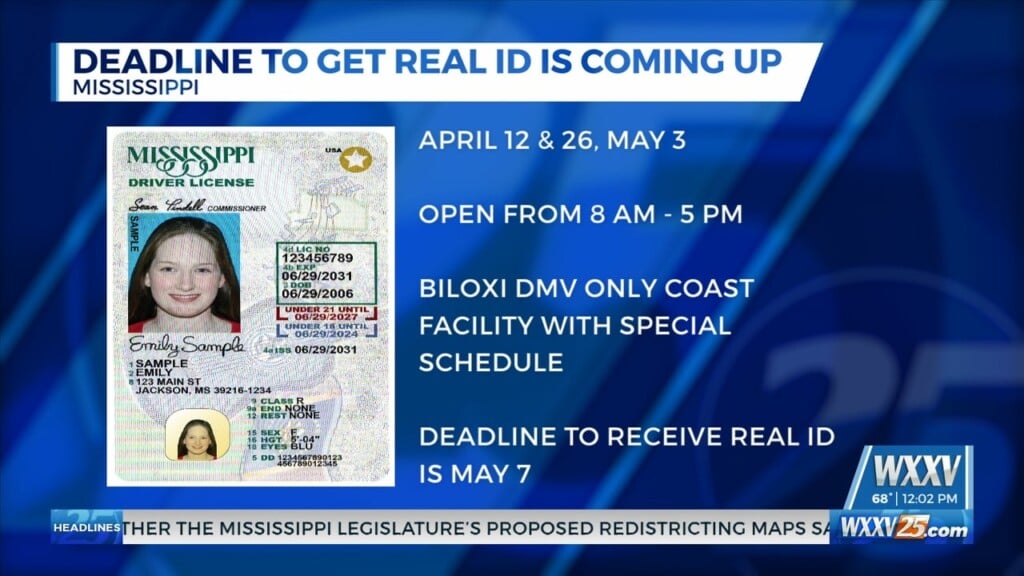 Deadline To Get Real Id Is Approaching