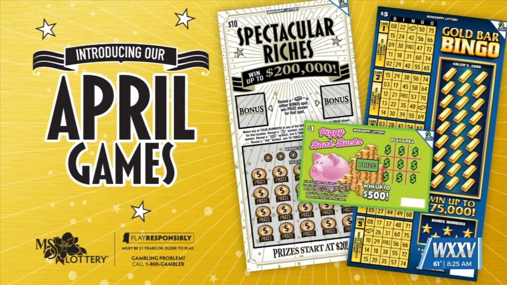 New Games For The Mississippi Lottery