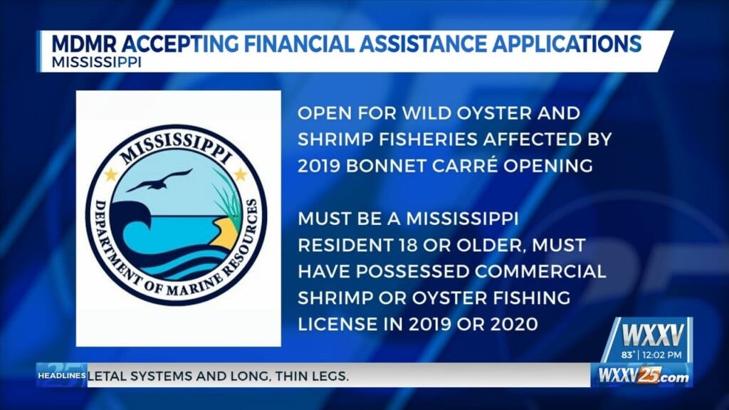 Mdmr Accepting Financial Assistance Applications For Those Impacted By 2019 Spillway Opening