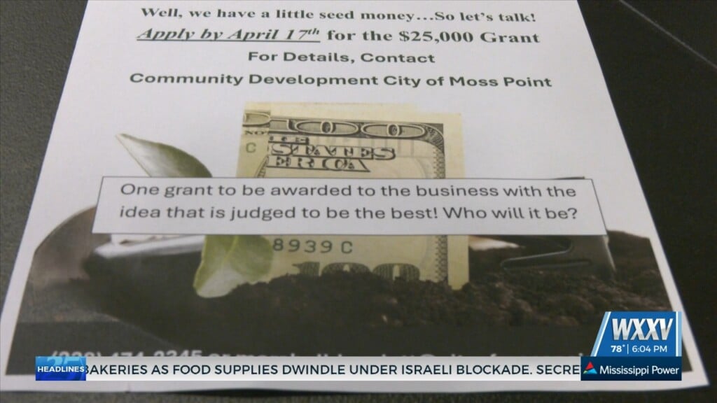 Moss Point Accepting Applications For Grant