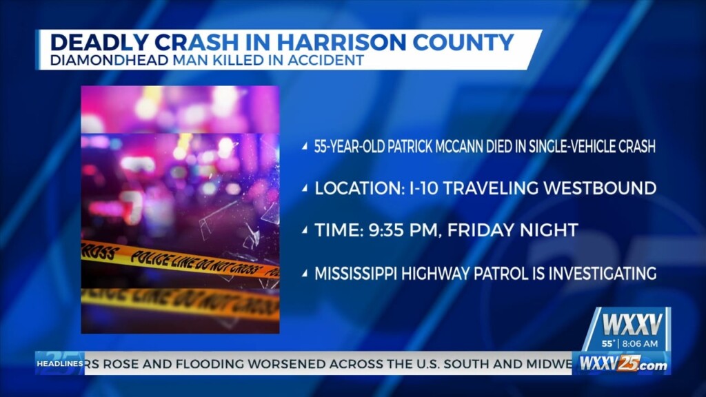 Diamondhead Man Killed In Accident Over The Weekend