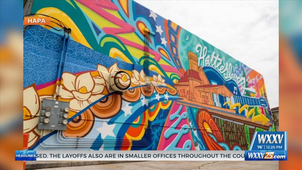 Hattiesburg Unveils Their 62nd Mural