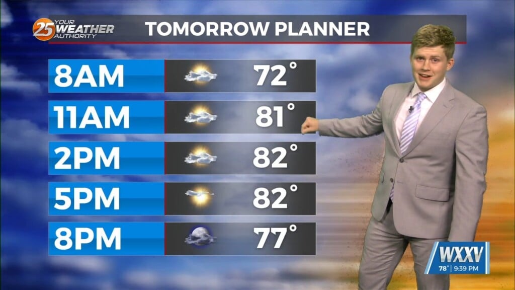 4/28 Sam Parker's "warm New Week" Monday Night Forecast