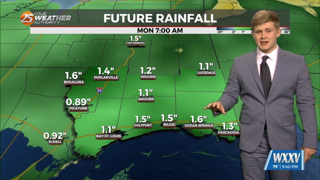 5/1 Sam Parker's "stretch Of Rain" Thursday Night Forecast