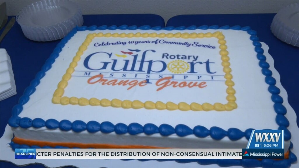 Gulfport Rotary Club Celebrates 40 Years Of Service