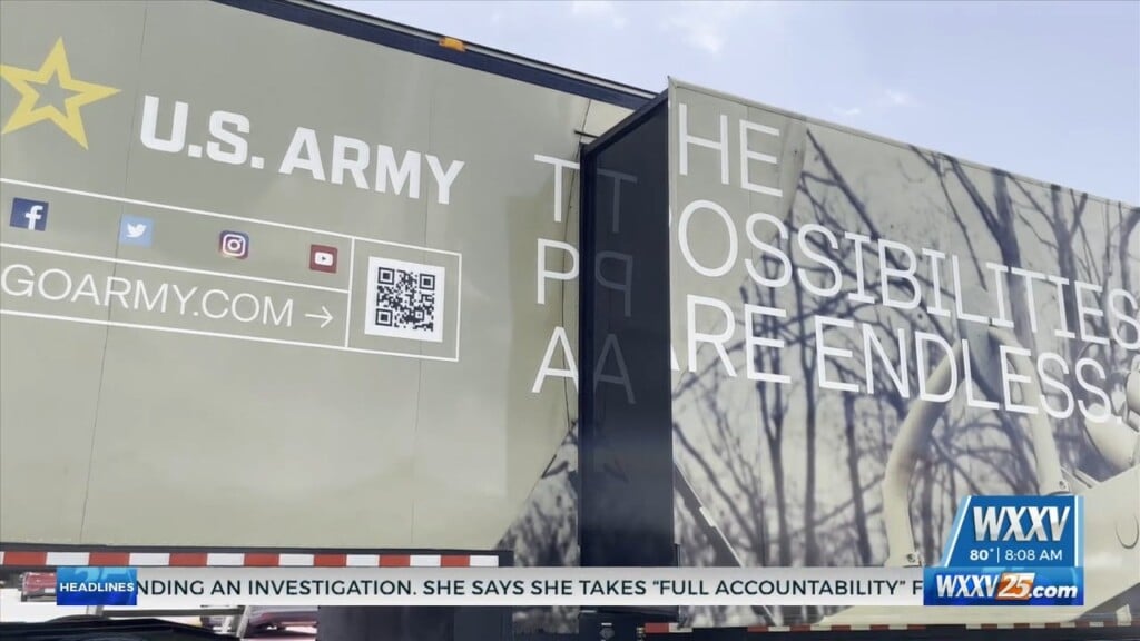 U.s. Army Rolls Onto Mississippi Gulf Coast With High Tech Stem Trailer