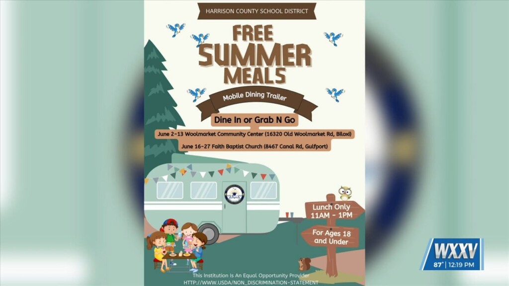 Harrison County Free Summer Meals Program