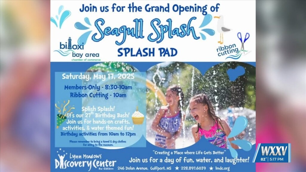 Ribbon Cutting For Lynn Meadows Splash Pads Set