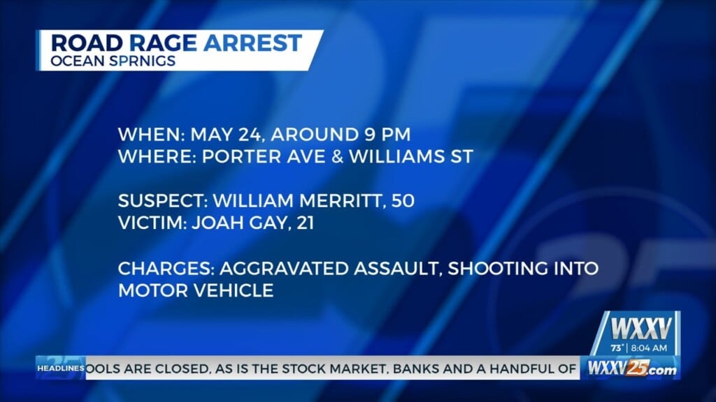 Road Rage Incident In Ocean Springs Over The Weekend