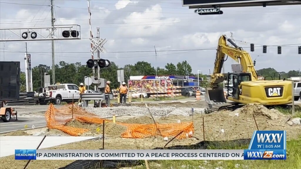 Road Work On Landon Road In Gulfport