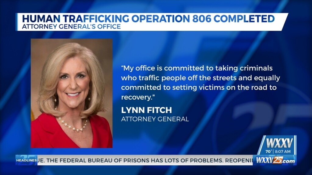 Human Trafficking Operation 806 Completed
