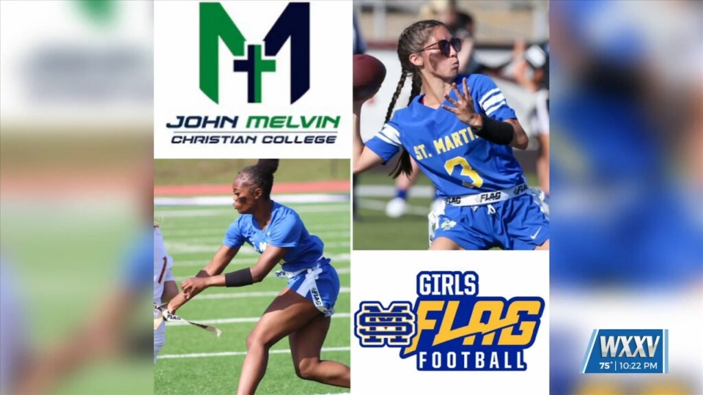 Two St. Martin Flag Football Players Receive Scholarships To Play At Collegiate Level!