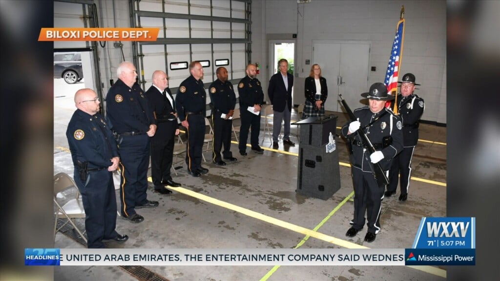 Biloxi Pd Honors Fallen Officers At Ceremony