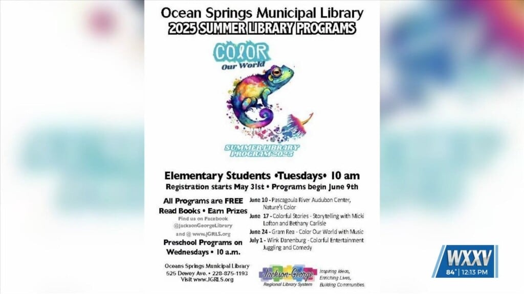 Jackson George Regional Library Hosting Summer Library Programs