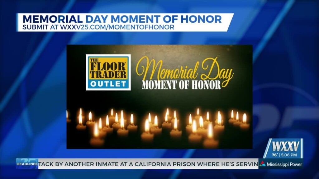 Memorial Day Moment Of Honor