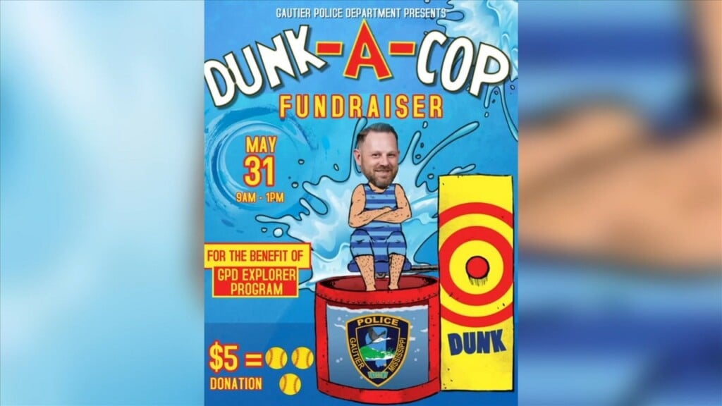 Gautier Pd Hosting ‘dunk A Cop’ Fundraiser